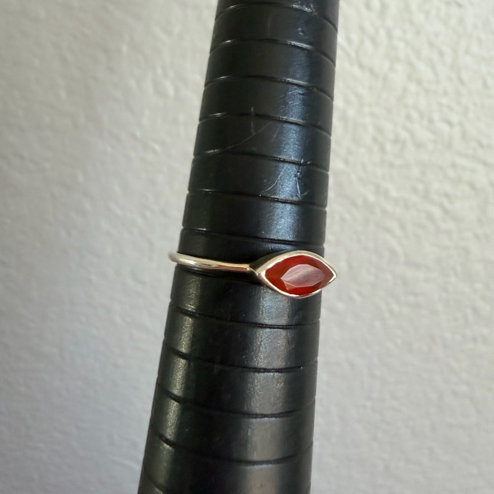 Carnelian Stackable Ring - image 3